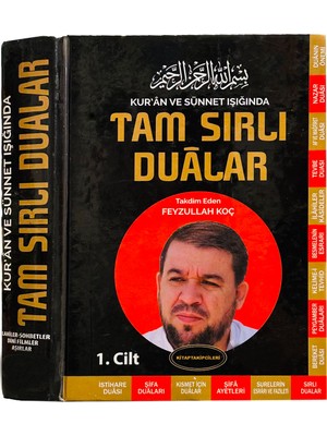 Tam Sırlı Dualar,  Feyzullah Koç, Kuran ve Sünnet Işığında Surelerin Esrarı, Şifa Ayetleri, Kısmet Için Bereket Için Nazar Vesvese Için Dualar Evradı Behaiyye