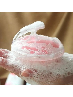 Ozcmax Silikon Yumuşak Duş Saç Fırçası