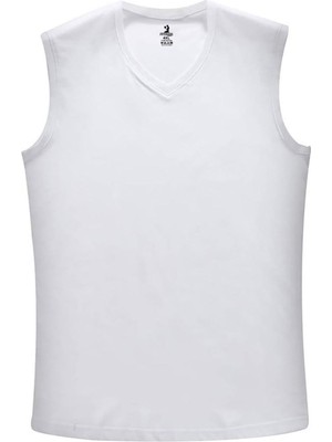 Maruf Shop 1 Adet Erkek Büyük Beden 105 Kilo - 165 Kilo Arası Için Uygun Redzone V Yaka Sıfır Kol Fanila Atlet