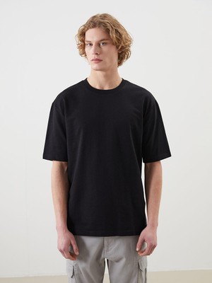 Xsıde  Bisiklet Yaka Kısa Kollu Erkek Sweatshirt
