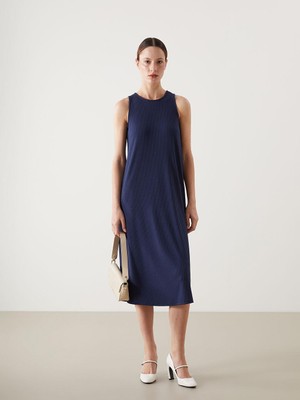 Lcw Comfort Bisiklet Yaka Kadın Elbise