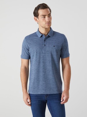 Lcwaıkıkı Classic  Polo Yaka Kısa Kollu Desenli Pike Erkek Tişört