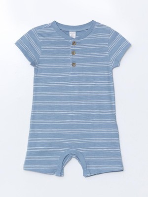 Lcw Baby  Çizgili Erkek Bebek Penye Tulum