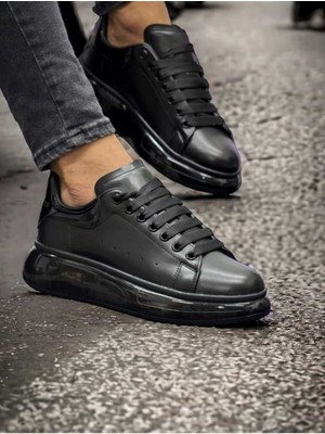 Hon's Erkek Ayakkabı Bağcıklı Air Balon Taban Ortopedik Klasik Spor Ayakkabı Sneakers Premium