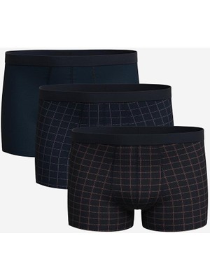 Lc Waıkıkı  Standart Kalıp Pamuklu Esnek Erkek Boxer 3'lü