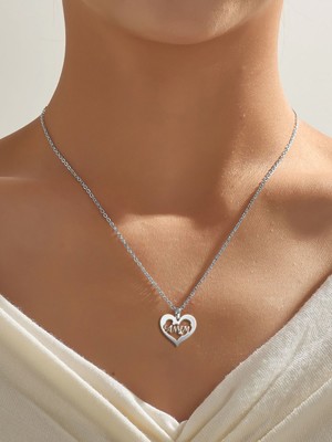 TabiTela 925 Ayar gümüş kolye anne SM507