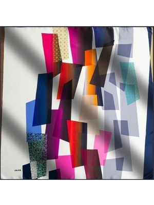 Aker Nostalji Tivil Ipek Eşarp 7917-923