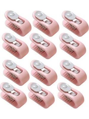 Ozcmax 12 Li Mandallı Yorgan Kılıfı Nevresim Sabitleme Klips Takımı