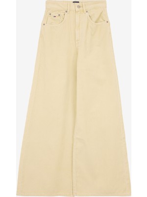 Tommy Jeans Yüksek Bel Normal Gri Kadın Pantolon DW0DW20557PGD