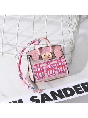 Youxuan Mini Ev Taşınabilir El Halatı Kulaklık Bozuk Para Cüzdanı (Yurt Dışından)