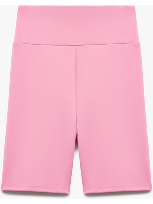 Koton Yüksek Bel Slim Fit Biker Spor Tayt