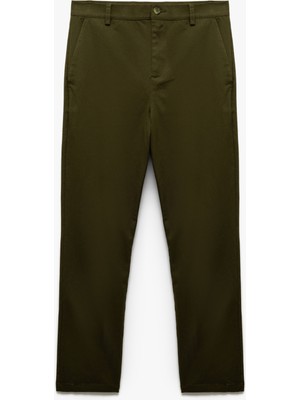 Koton Pamuklu Cep Detaylı Slim Fit Chino Pantolon
