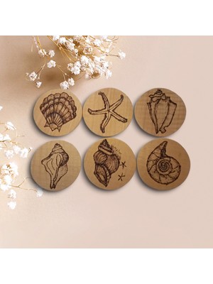 Ağaç Bardak Altlğı El Yapımı