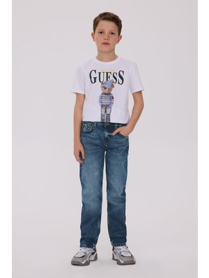 Guess  Erkek Çocuk Mavi Pantolon