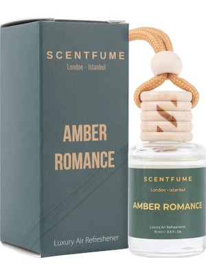 Scentfume Amber Romance Araba Dolap içi Asmalı Koku,  Oto, Araç,  Ev Ortam Kokusu, Uzun süreli Hava Temizleyici,  Araç içi Koku Giderici, Air Refreshener,  Aksesuar, Hediye