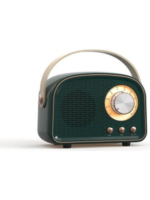 Zigver Retro Bluetooth Hoparlör Sevimli Mini Hoparlör Taşınabilir Kablosuz Hoparlör Ev Açık Seyahat Için Vintage Dekor, Kızlar Için Hediyeler