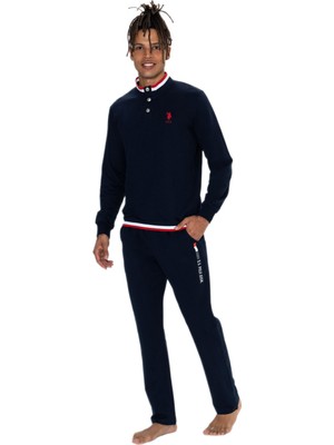 U.S. Polo Assn. Erkek Lacivert Pijama Takım 18922