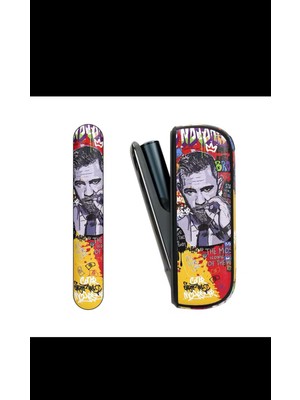 Zigver Iqos Illuma Uyumlu Kapaklı Kılıf Graffiti(Terrea Ile Çalışan Cihaza Uyumludur)