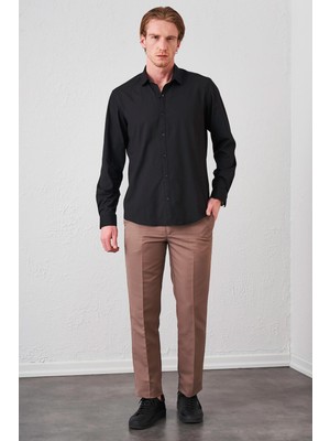 Erkek 1-Bej Yan Cep Comfort Fit Ceylan Pantalon