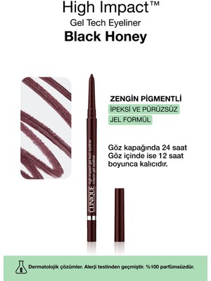 Clinique High Impact™ Gel Tech Eyeliner 0.35g Black Honey Hassas Uç ile Kolay Uygulama