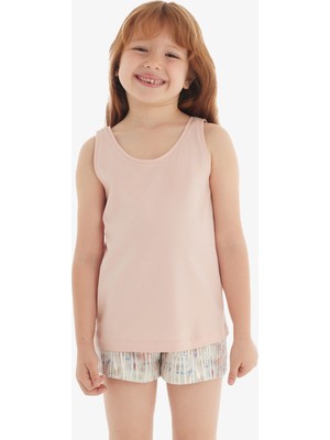 Kız Çocuk T-Shirt 60570 - Pembe