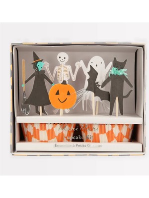 Meri Meri - Happy Halloween Cupcake Kit - Cadılar Bayramı Cupcake Kit (24'lü)