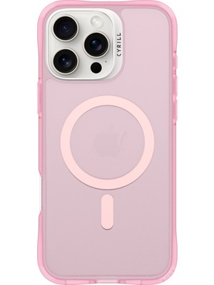 Spigen Ciel by CYRILL Apple iPhone 16 Pro Max ile Uyumlu MagSafe Kılıf UltraSheer Mag Sararmaya Dayanıklı Hava Kanalı Teknolojisi™ Askeri Sınıf Koruma Pink Mat Kapak - ACS08247