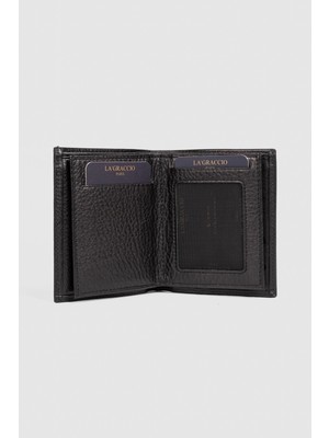 La'graccio Paris  Deri Erkek Cüzdanı Siyah