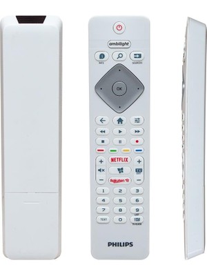 Weko Philips 50PUS8204/12 - 55OLED854/12 - 65PUS8204 - 70PUS7304/12 Ambilight Netflix-Rakuten Tuşlu Beyaz Lcd-Led TV Kumanda