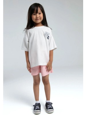U.S. Polo Assn. Kız Çocuk Beyaz Şort Takım