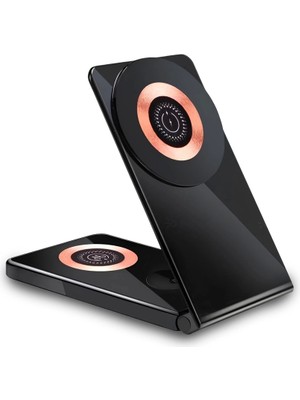 Güllü E Store MS10 3 In 1 Magnetıc Wıreless Standlı Şarj Seti