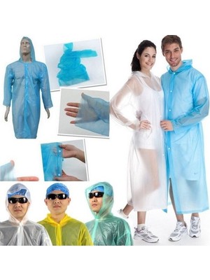 Ozcmax Tek Kullanımlık Çıtçıtlı Yağmurluk ( 5 Adet )