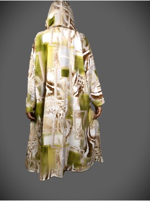 Leopar Desenli Kapüşonlu Tunik,her Adımdatarz