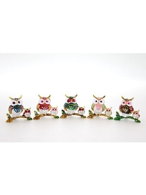 Swarovski 2'li Baykuş Model 2