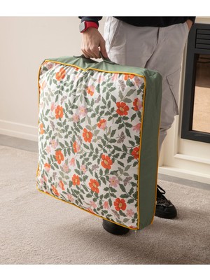 Swita Home Dekoratif Çok Amaçlı Yer Balkon Bahçe Kamp Minderi 60 x 60