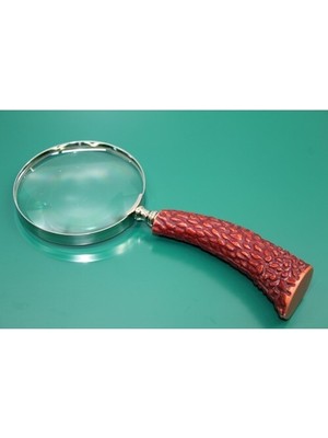 Dervis'İN Boynuz Pirinç Büyüteç Model 4