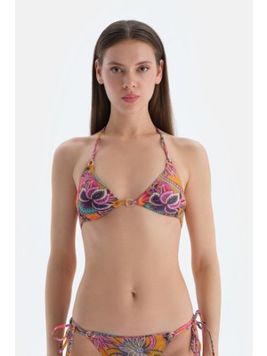 Dagi Mor Üçgen Küçük Bikini Üst