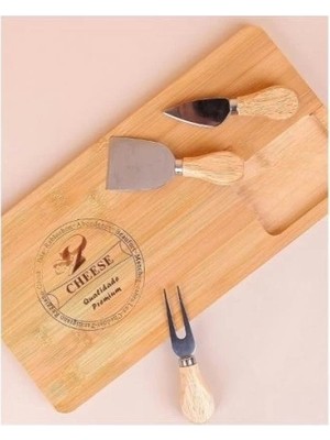 Bambu Peynir Kesme Sunum Tahtası