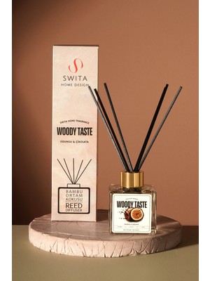 Swita Home Premium Odunsu & Çikolata Çubuklu Oda Ortam Ofis Kokusu  - 100 ml