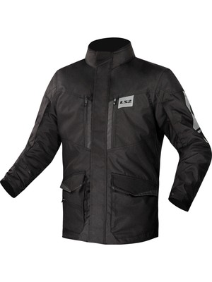 Ls2 Metropolıs Evo Kadın 4 Mevsim Waterproof Motosiklet Montu Siyah