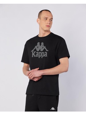 Kappa Comforted Erkek Siyah Regular Fit Tişört