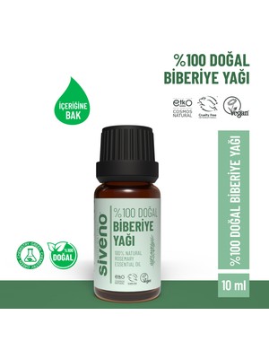 Siveno %100 Doğal Biberiye Uçucu Yağı 10 ml