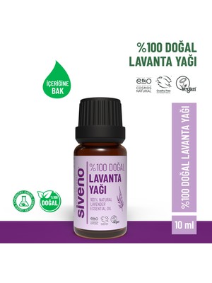 Siveno %100 Doğal Lavanta Uçucu Yağı 10 ml