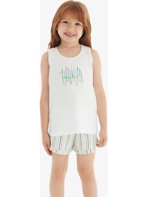 Kız Çocuk T-Shirt 51827 - Beyaz