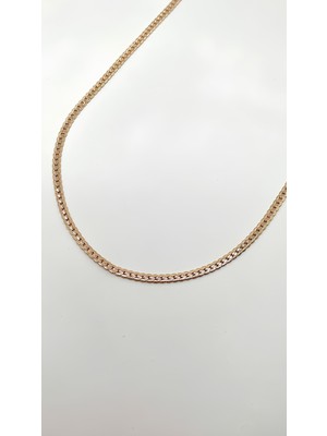 14 K Altın Kaplama Vip Zincir - 45 cm