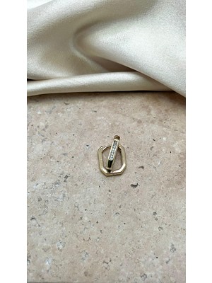 14 K Altın Model Zirkon T Vip Küpe