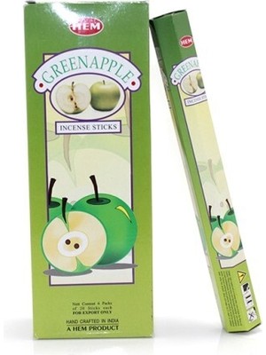 Delta Online Hem Green Apple Aromalı Çubuk Tütsü