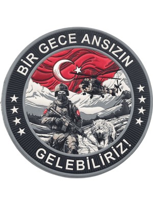 Bir Gece Ansızın Gelebiliriz Taktik Askeri Peç