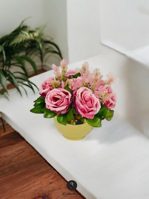 Goldsaksılı Yapay Çiçek Arnjman