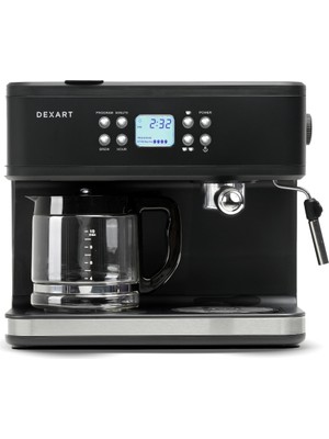 Dexart Home Barista 3-In-1 Filtre Kahve & Espresso Makinesi